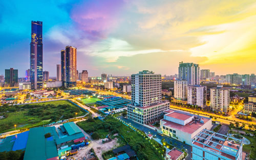 Hà Nội trên đường phát triển. 	Ảnh: Vũ Long